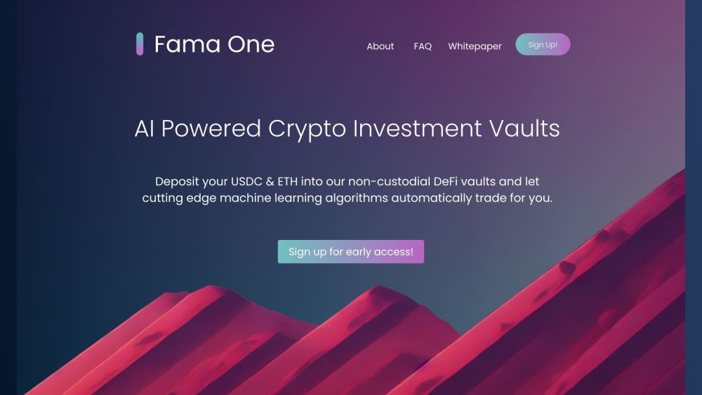 Fama.one: AI Crypto Vaults for Smart Investment Decisions