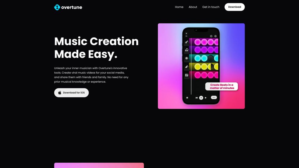 Overtune: Create Songs & Short Music Easily - All Skill Levels