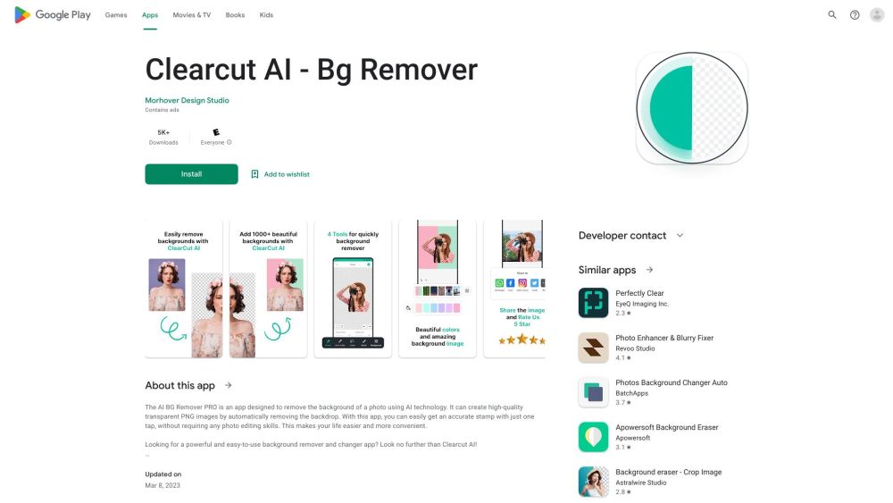 Clearcut AI: Powerful, User-Friendly Background Remover & Changer App