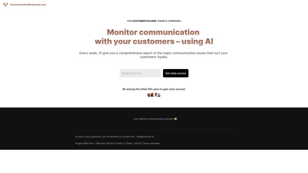 CommunicationMonitoring.com: AI-Powered Customer Communication Insights