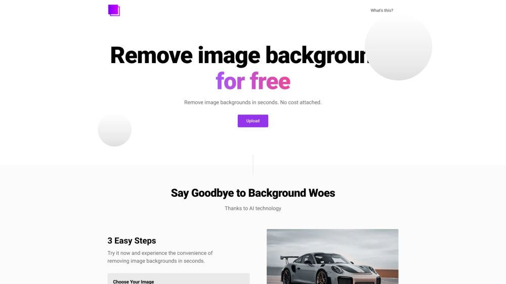 RemoveBG: Free AI Tool for Easy and Fast Image Background Removal