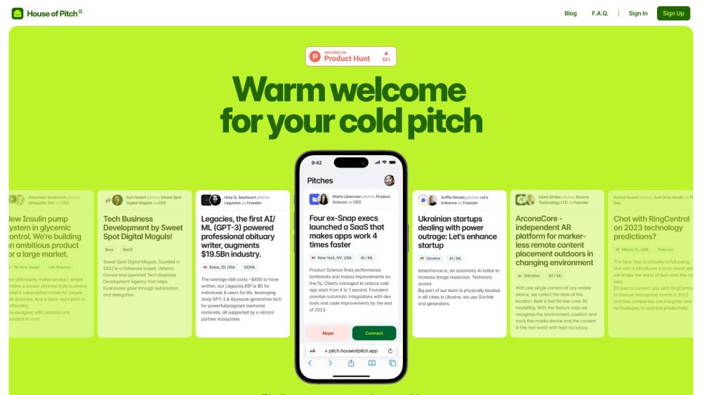 House of Pitch: Smooth Outreach to Journalists & Investors