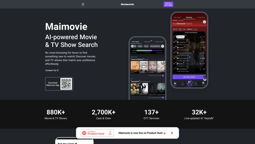 Maimovie: AI Movie Search with Personalized, Detailed Recommendations