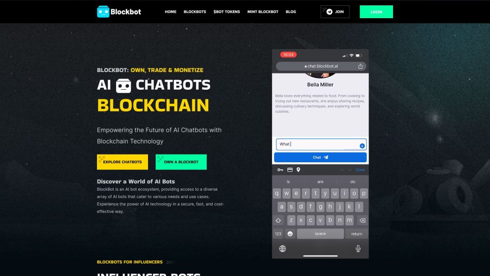 BlockBot: Decentralized AI Bot Ecosystem for Creation and Monetization