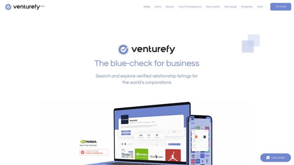 Venturefy: AI-Powered Wiki for Verified Corporate Relationships