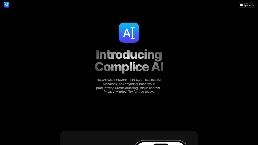 Complice AI: Ultimate ChatGPT Toolbox for iOS & macOS