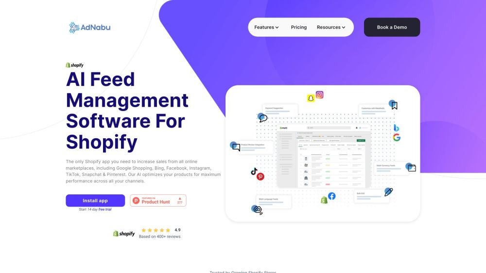 AdNabu: Optimize & Manage Shopify Product Feeds for Better Sales