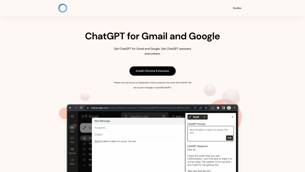 ChatGPT for Gmail and Google: Instant, Accurate Info with Chrome Extension