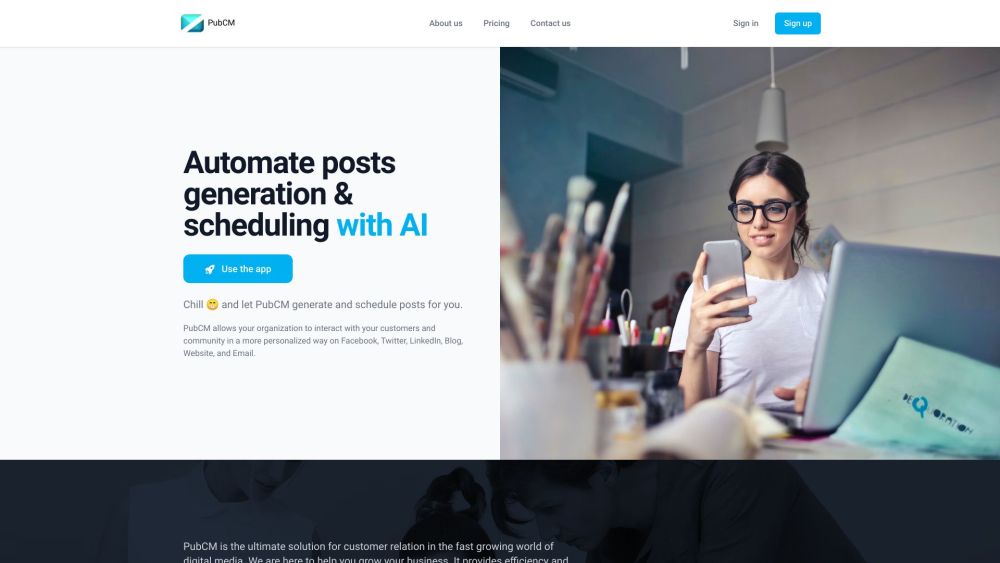 PubCM: Social Media Automation, AI-Powered, Reviews, Pricing, Alternatives