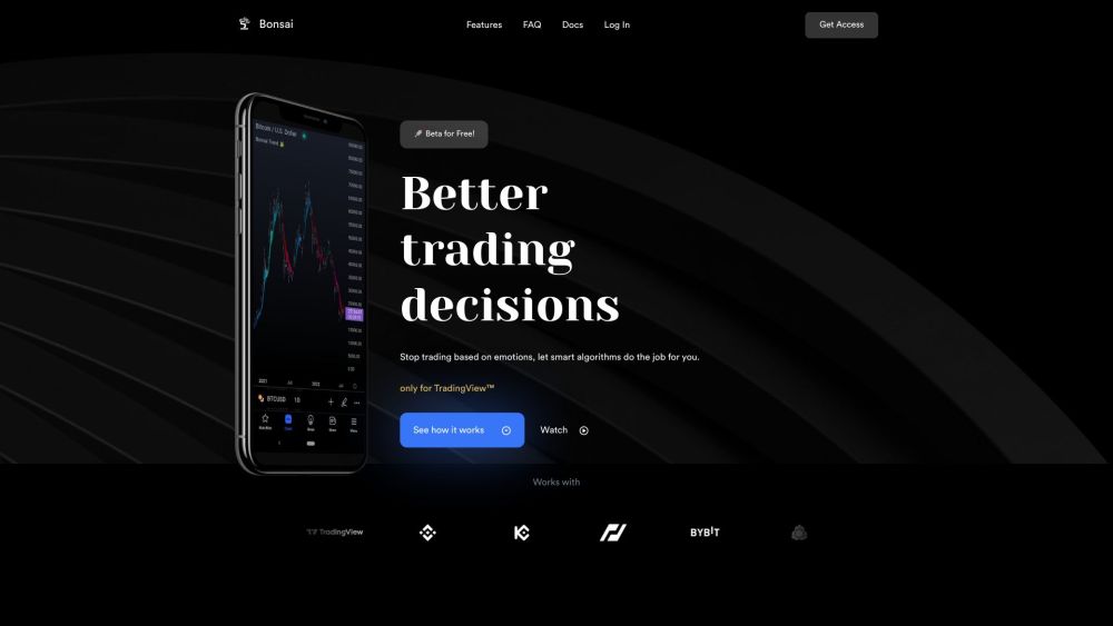 Bonsai: Smart Algorithms & Premium Tools for Forex & Crypto Trading