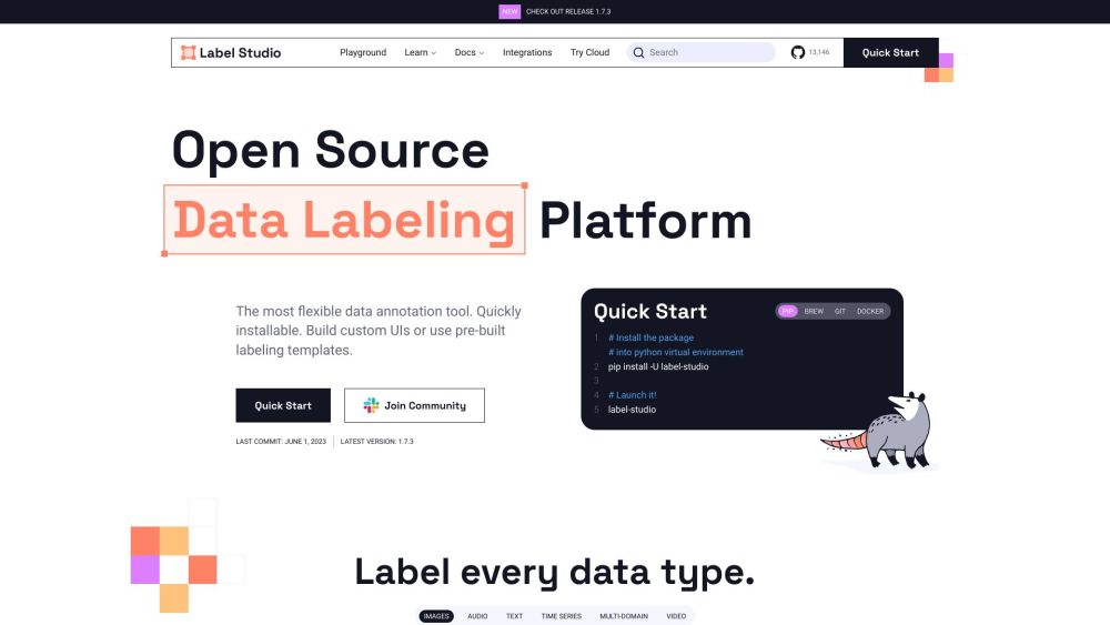 Label Studio: Versatile Open-Source Tool for Data Labeling & Training