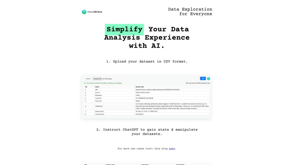 Chat2Stats: Analyze Business Chats, Extract Valuable Insights