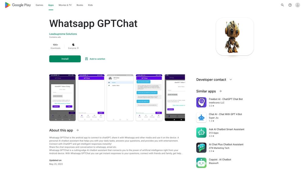 GPTChat: Android App - AI Chatbot Assistant & Daily Task Helper