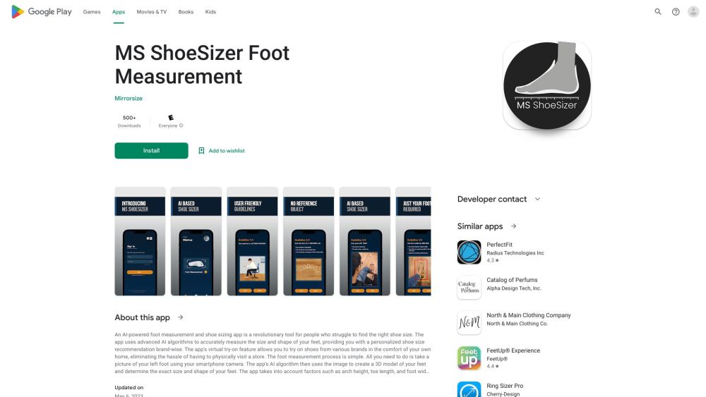 AI Foot Measurement: Accurate Sizing, Virtual Shoe Try-On App