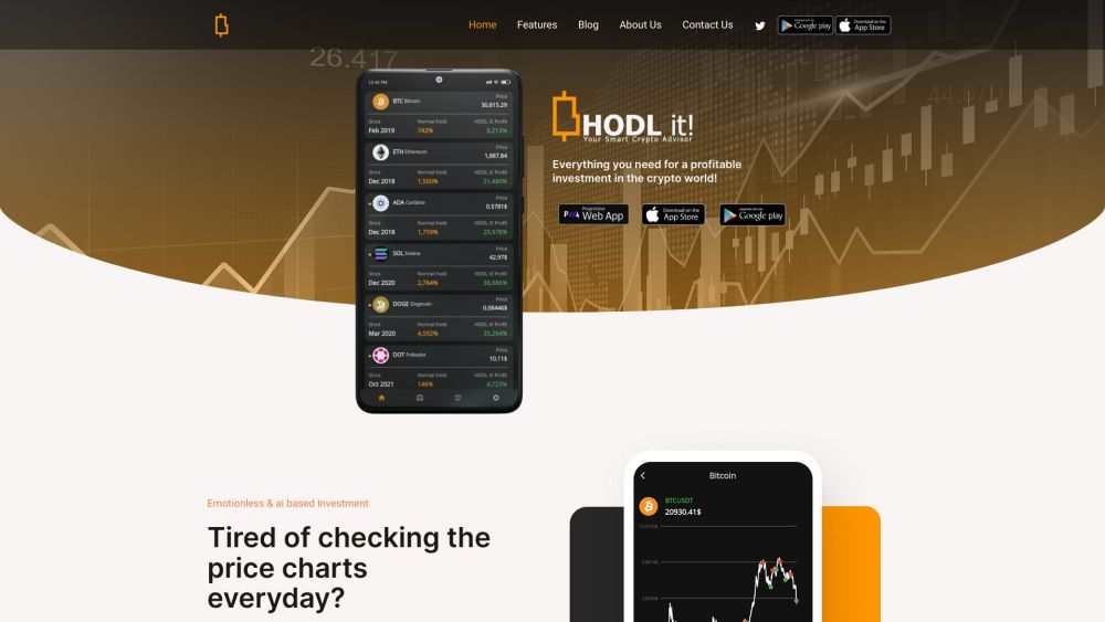 HODL it! : AI Crypto Advisor with Signals, Tracker & Social Trading