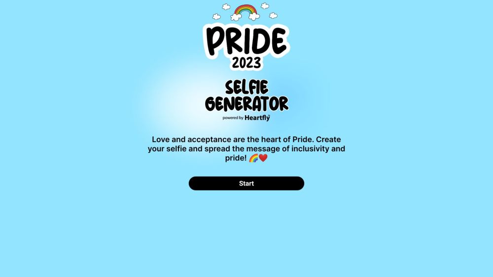 Pride Selfie Generator: Personalized LGBTQ+ Support & Love Tool by Heartfly