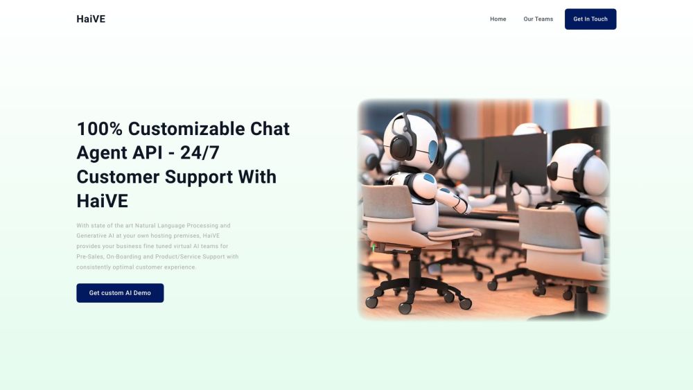 HaiVE: Decentralized AI Chat API Agent for 24/7 Customer Support