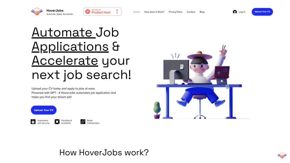 HoverJobs: Automated Job Applications Simplified with GPT Technology