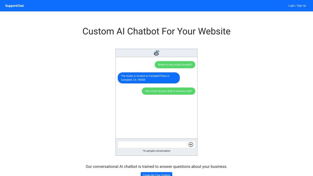 SupportChat: Custom Chatbot Training for Business Enhancement Services