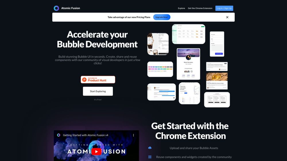 Atomic Fusion: Accelerate Bubble Development & Share Assets