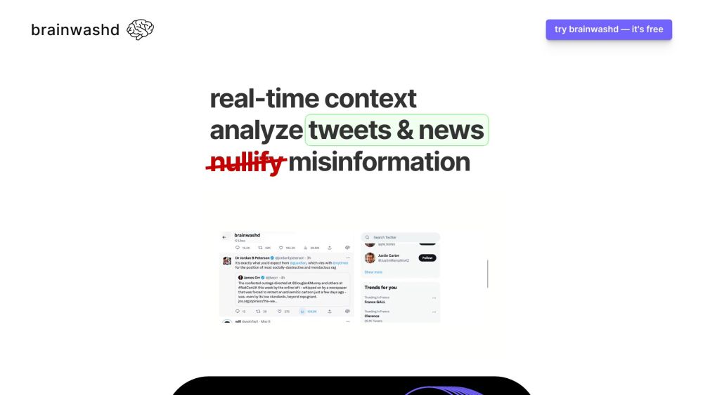 Brainwashd: Real-Time News Insights & Misinformation Detection Tool