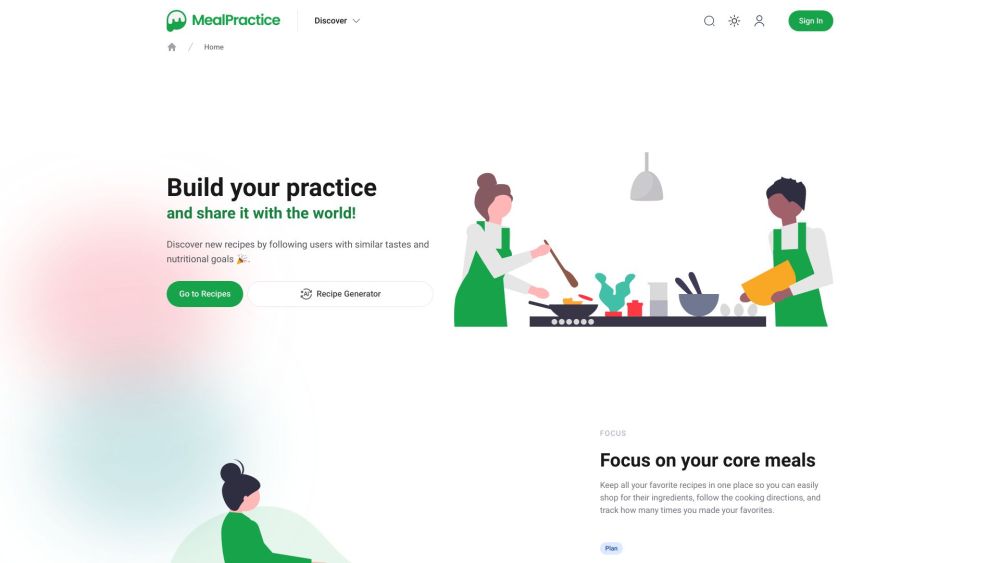 MealPractice: Easy Recipe Tracking, Custom Meal Plans, AI Recipes