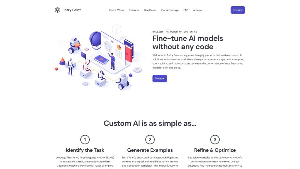 Entry Point AI: Fine-Tune & Manage Custom Large Language Models