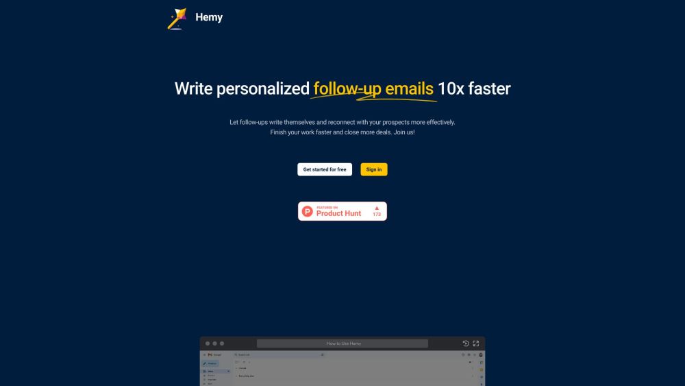 Hemy: AI Tool for Sales Reps to Craft Messages and Boost Conversions