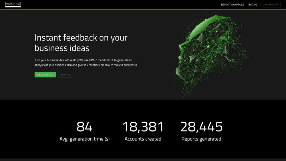 VenturusAI: Turn Ideas into Reality with AI Feedback & GPT Analysis