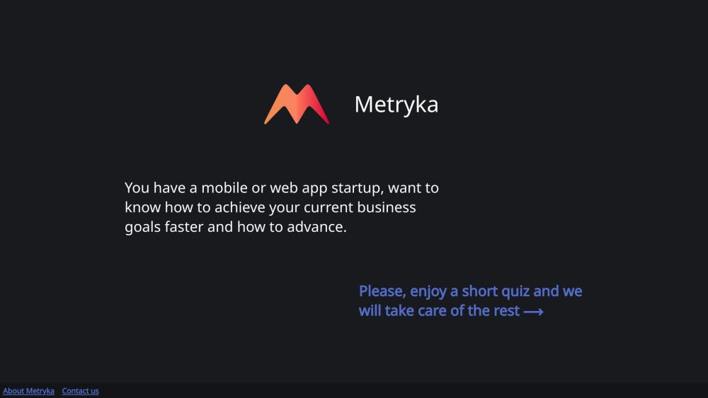 Metryka: Analytics & Intelligence for Startups - Comprehensive Tools