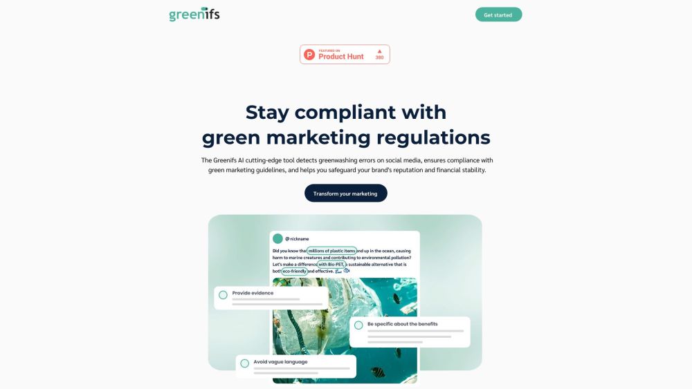 Greenifs Assistant: Detects Greenwashing, Ensures Compliance, Safeguards Brands