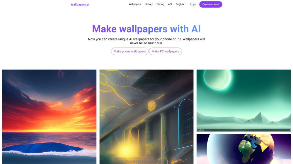 Wallpapers.ai: AI-Generated Unique HD Wallpapers for PC & Mobile Devices