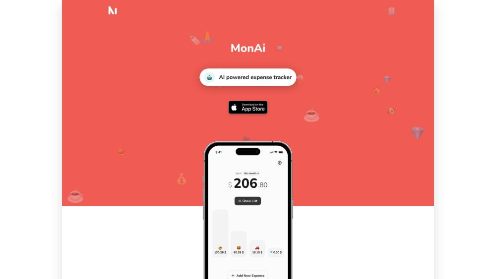 MonAi: AI Expense Tracker with Voice Recognition for Easy Tracking