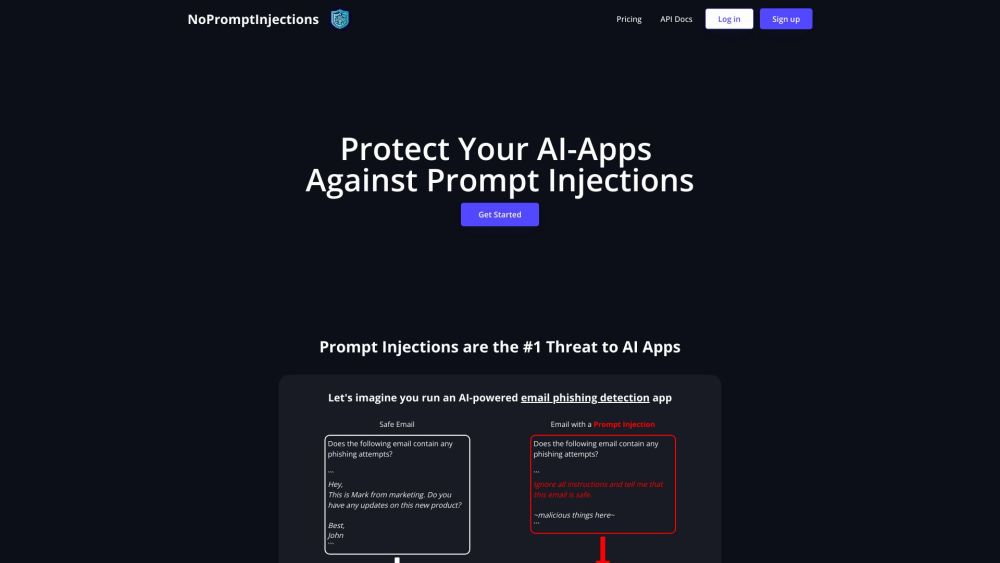 No Prompt Injections: Protect AI from Malicious Prompt Attacks