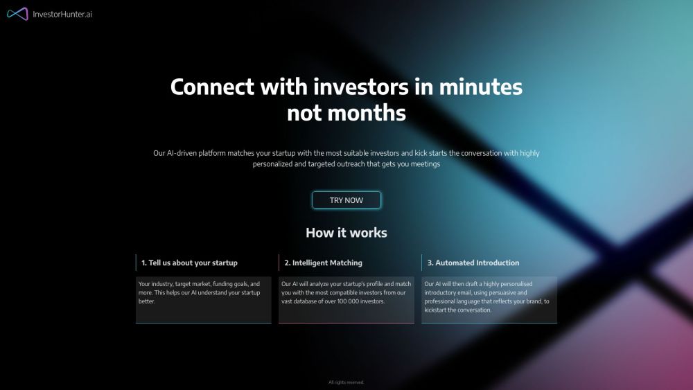 ConnectAI: AI Platform to Match Startups with Investors Efficiently