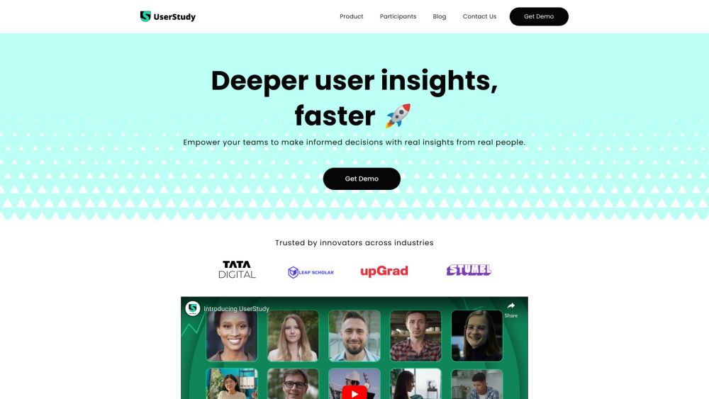 UserStudy: UX Research, User Testing, Usability Studies, Design