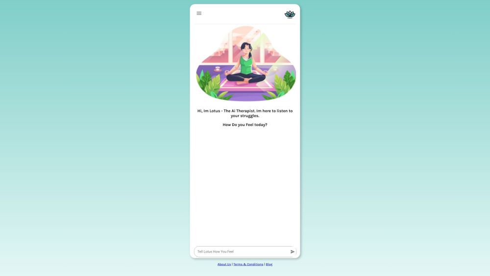 Lotus - The Online Therapist: Free AI Mental Health Support & Guidance