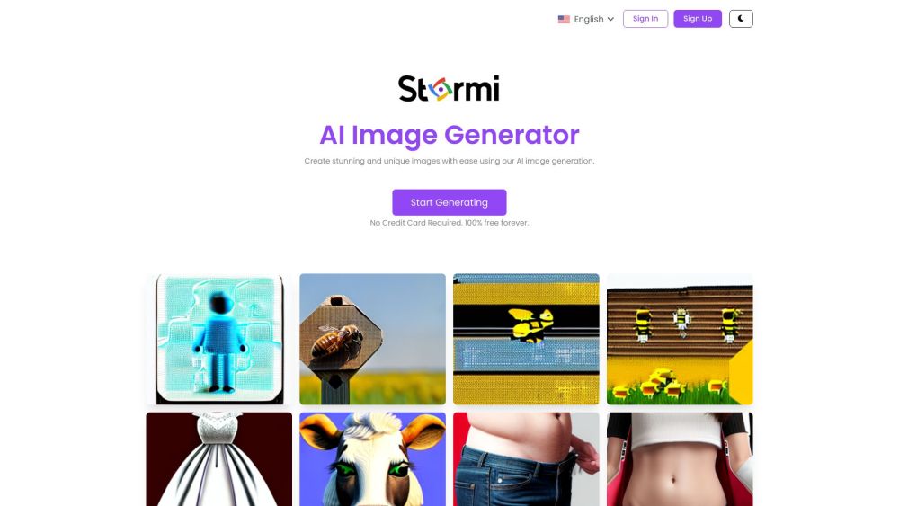 Stormi AI: Free AI Art Generator for Unique, Personalized Artworks