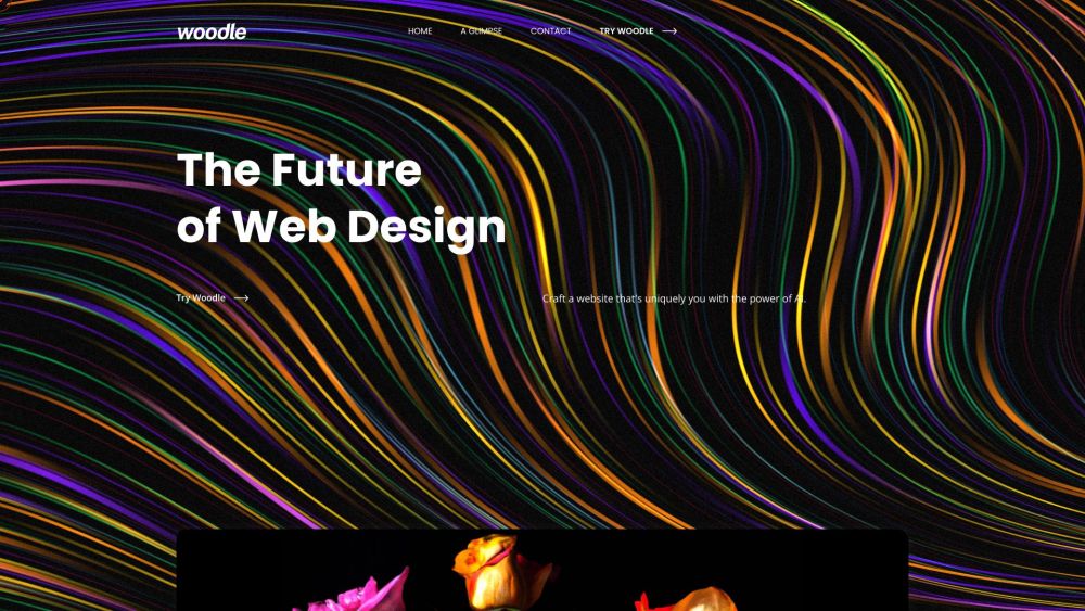 Woodle: AI Builder for Stunning, Unique Websites - Revolutionary Design