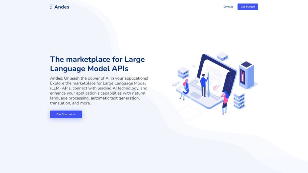 Andes API Marketplace: LLMs, NLP, Text Generation & AI Integration