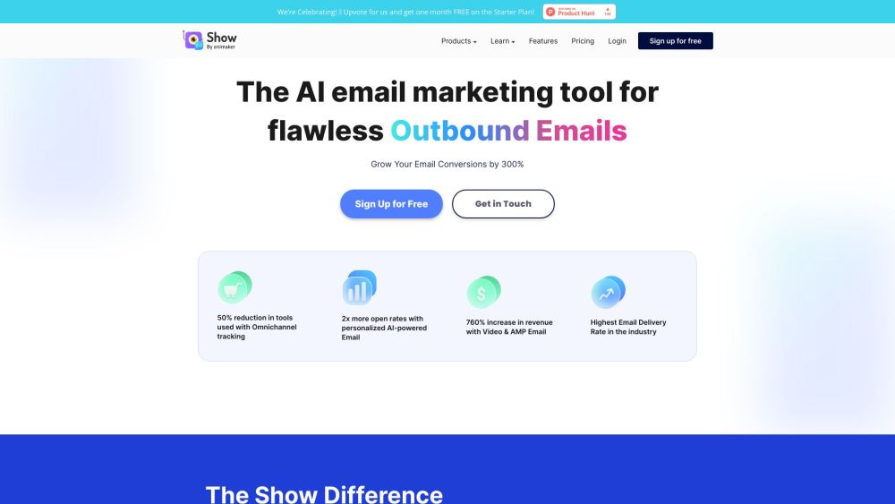 Show: AI Email Marketing Tool for Personalized Campaigns & High Conversion