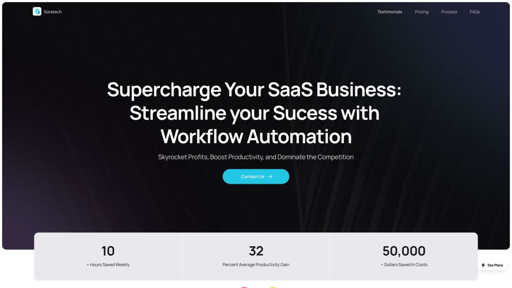 Soratech: AI & Workflow Automation, Boost Efficiency & Cut Costs