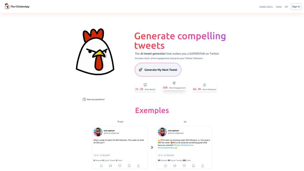 AI Tweet Generator: Enhance Presence, Attract Audience Effortlessly