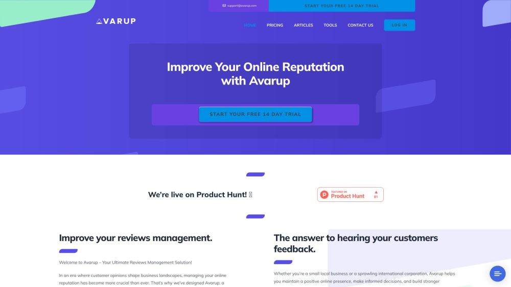 Avarup Reputation Management Platform: Key Features, Pricing, Reviews