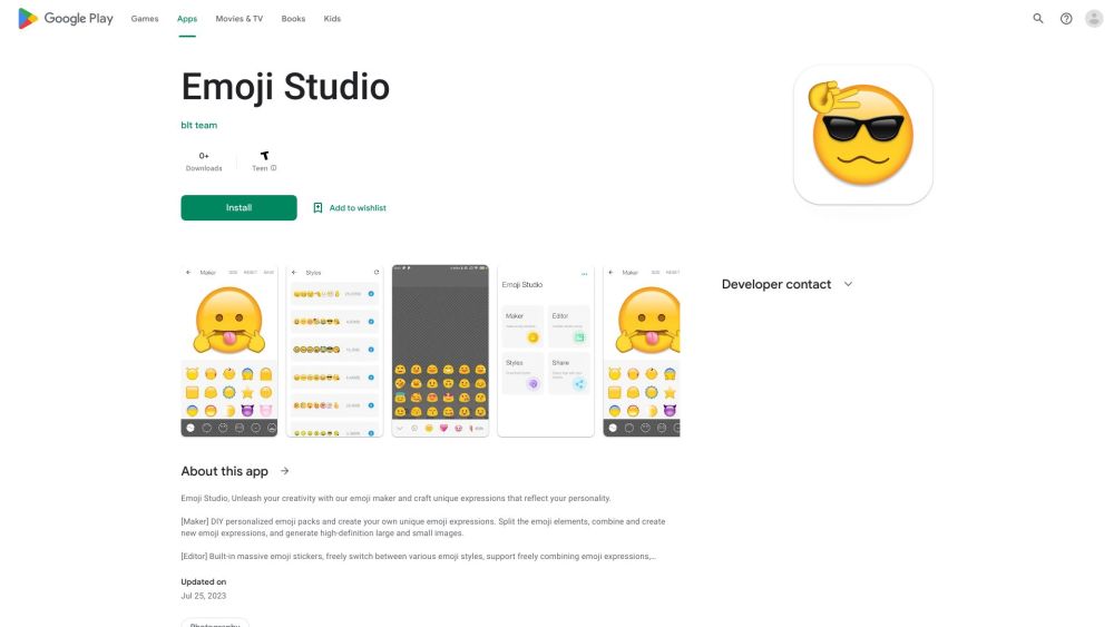 Emoji Studio: Create Funny Emoji Stickers & Add Styles to Photos