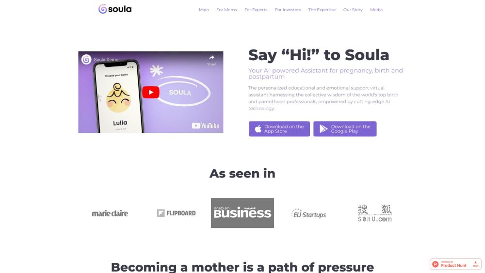 Soula.Care: AI Assistant for Pregnancy, Birth & Postpartum Support