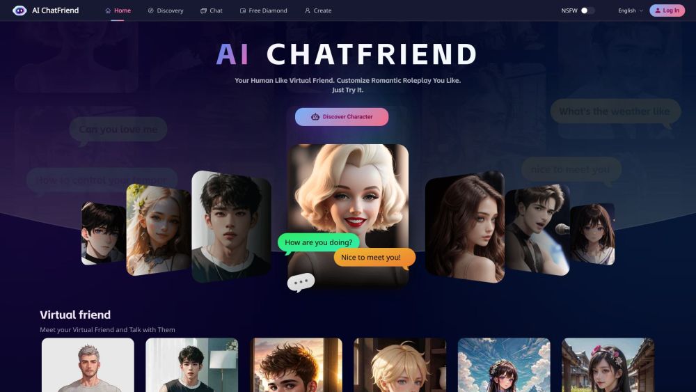 AI ChatFriend: Uncensored Chat & Roleplay with Virtual AI Companion