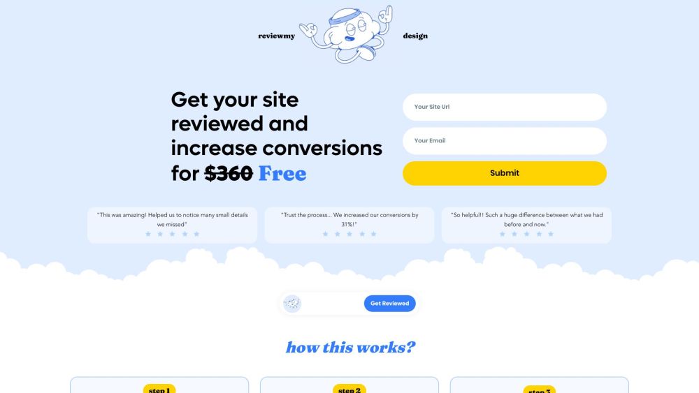 ReviewMy.Design: Free UX/UI Reviews, Pricing, Features, Alternatives