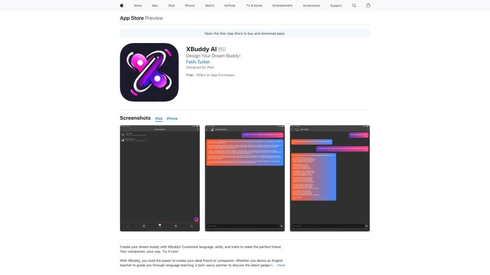 XBuddy: Create & Customize Your Dream Virtual Friend Online