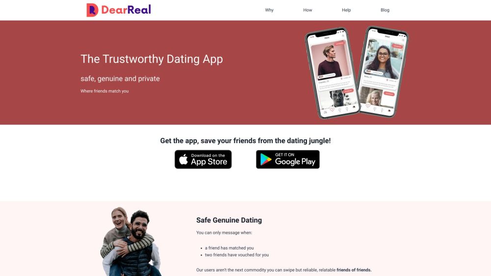 DearReal: Trustworthy Dating App with Safe & Private Genuine Connections